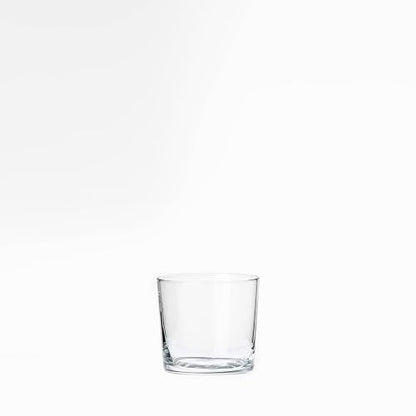 Borgonovo | Olimpia Juego de Botella y Vaso de Vidrio Polka para Mesa de Noche 1 l | Botellas de vidrio | Jarra de Vidrio | Jarra y Vaso | Para agua, jugo, leche, limonada.