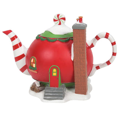 Department 56 North Pole Village - Edificio Ligero para Tienda de té de Menta