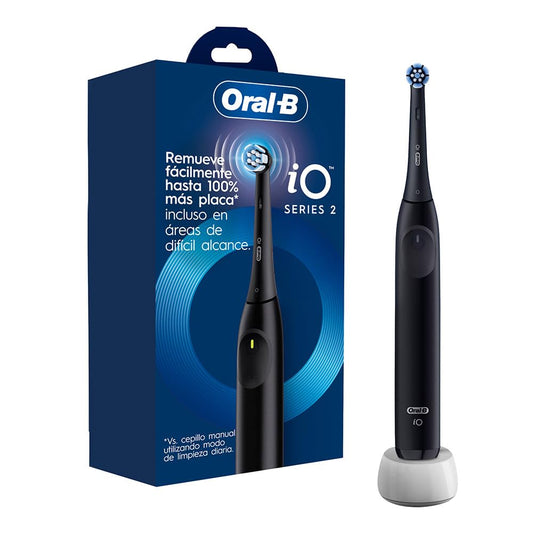 Oral B Cepillo Eléctrico Series iO2, Remueve hasta 100% más placa*, 1 Unidad