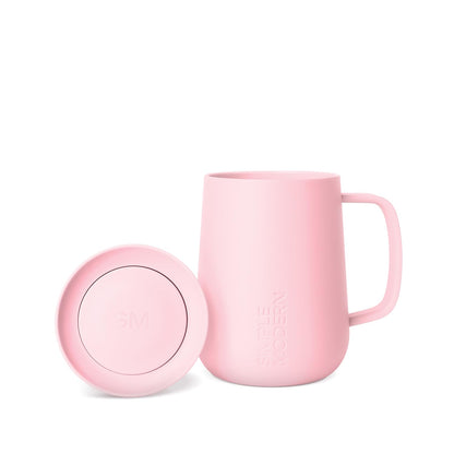 Simple Modern Taza de Viaje Voyager con Asa, Acero Inoxidable, 355ml - 355ml - Rubor