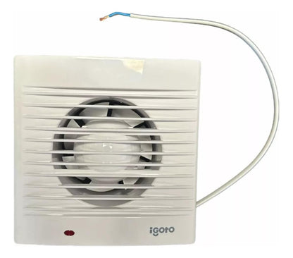 Igoto EX4-16W Extractor de aire empotrable 16W, Color blanco, 15X15 cm