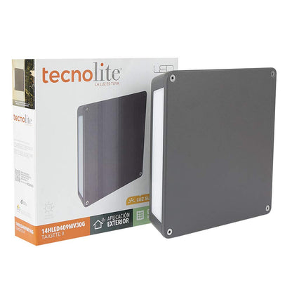 Tecnolite - Lámpara de exterior LED para sobreponer, 14.5 W, Luz Cálida Brillante