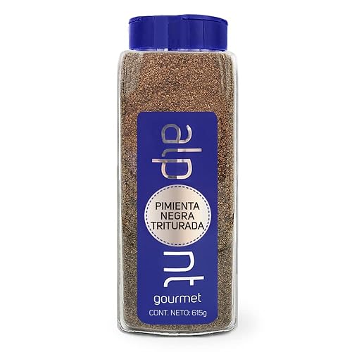 ALPONT GOURMET Pimienta Negra Triturada, 615 g