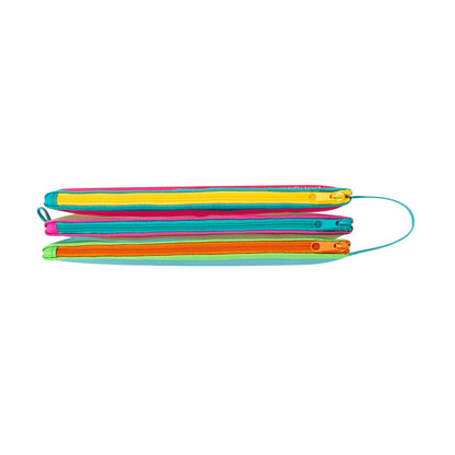 Bolsa Popgear 3 en 1 con Cierre, Colores Rosa, Azul y Verde – Set de Organización Triple