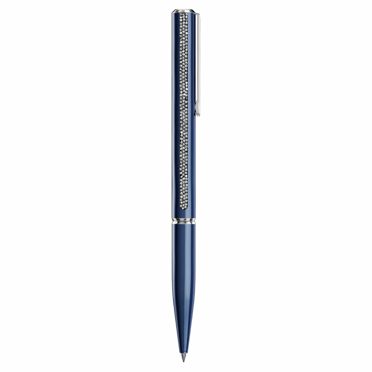 Swarovski Bolígrafo Crystal Shimmer Glide, Azul, Lacado azul, cromado