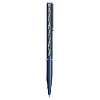 Swarovski Bolígrafo Crystal Shimmer Glide, Azul, Lacado azul, cromado