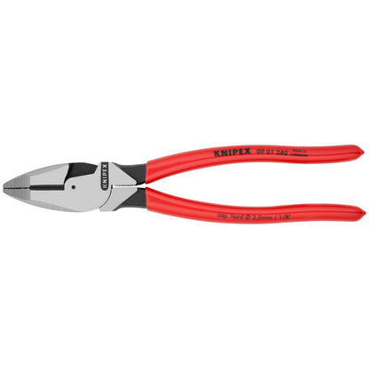 Knipex Tools LP 0901240SBA Alicates de lineman de apalancamiento ultra alto de 9.5 pulgadas