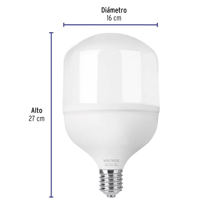 Volteck LED-750, Lámpara de alta potencia 70 W E39, luz de día