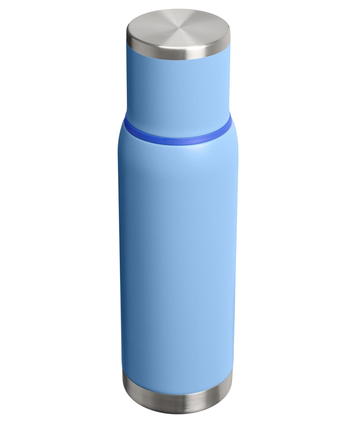 Stanley Adventure-To-Go - Botella al aspiradora de 1.1 cuartos | boca ancha con tapa a prueba de fugas | Mantiene las bebidas calientes o frías | Plegable para viajes | Botella térmica de acero