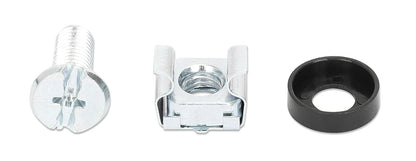 Kit Tornillos Rack M6 50 Piezas con Tuercas Enjauladas y Arandelas, Tornillería para Gabinete Rack 19 Pulgadas y Server Rack, para Montaje de Equipos Intellinet 711081