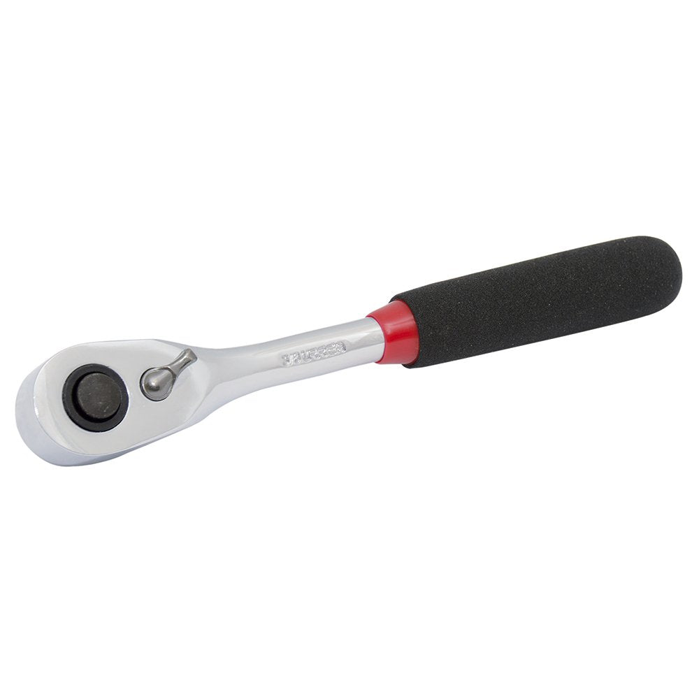 Urrea 5249H Matraca reversible para dado cuadro de 3/8", Rubber Grip, Quick Release - 3 - 8"