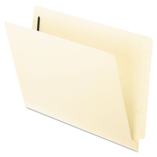 Pendaflex Manila H10U13 - Carpetas de cierre con pestañas finales, tamaño carta, 2 sujetadores, manila, corte recto, 50/BX