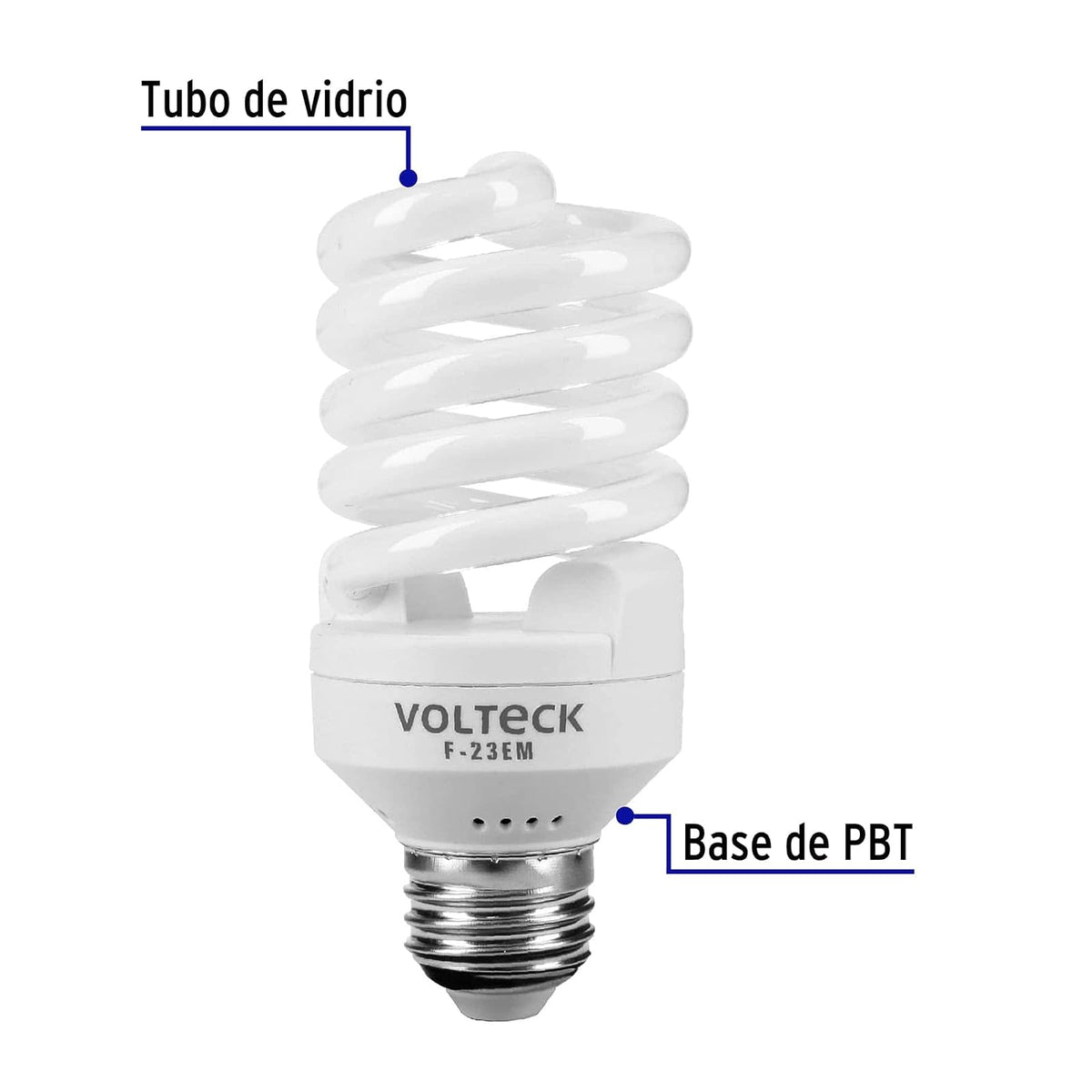 Volteck F-23EM, Lámpara espiral mini