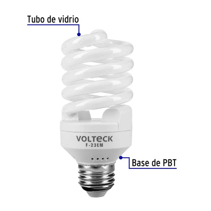 Volteck F-23EM, Lámpara espiral mini