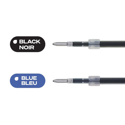 DYMO JETSTREAM RT Negro 2pieza(s) - Bolígrafo (Negro, Multicolor, De plástico, Metal, 1 mm, 2 pieza(s))