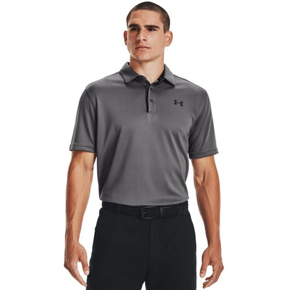 Under Armour Polo de Golf UA Tech para Hombre - CH Alto - Gris