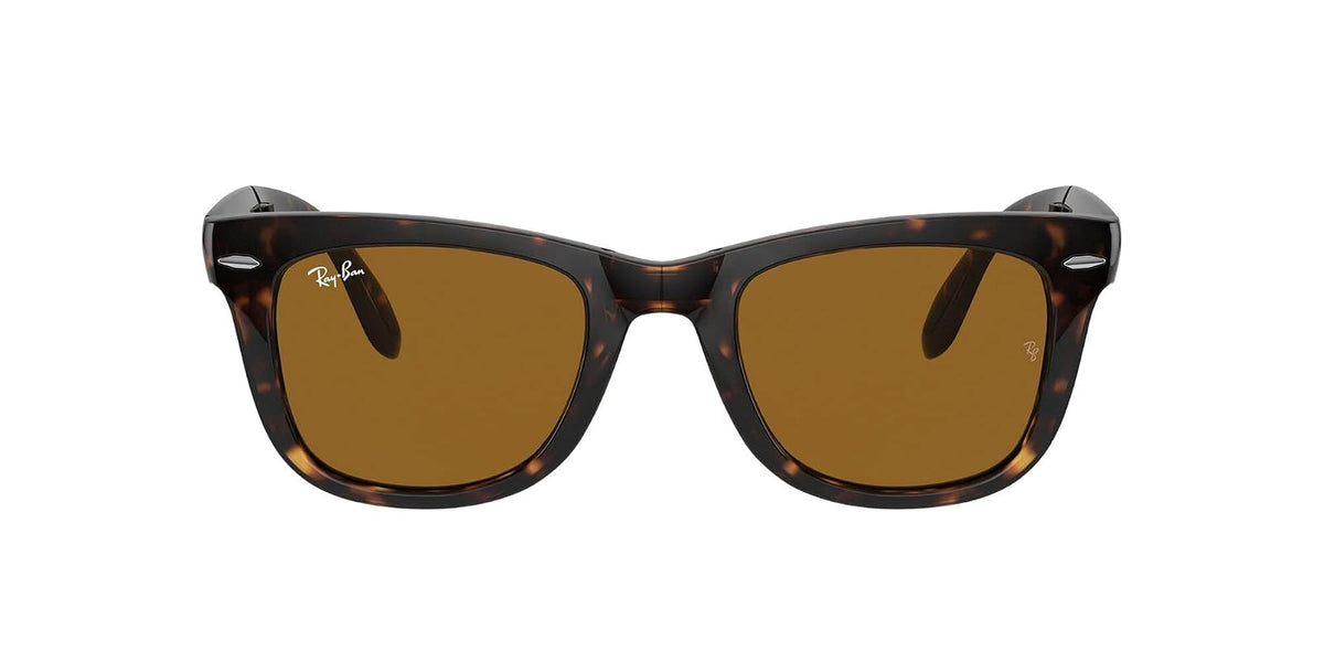 Ray-Ban RB4105 - anteojos de sol plegables - 54 mm - Marrón (Light Havana - B-15 Brown)