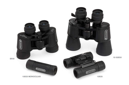 Celestron – Binocular UpClose G2 8x21 – Óptica de Revestimiento múltiple para observación de Aves, Vida Silvestre, Paisaje y Caza, prismático de Techo para Principiantes – Incluye Funda de Transporte