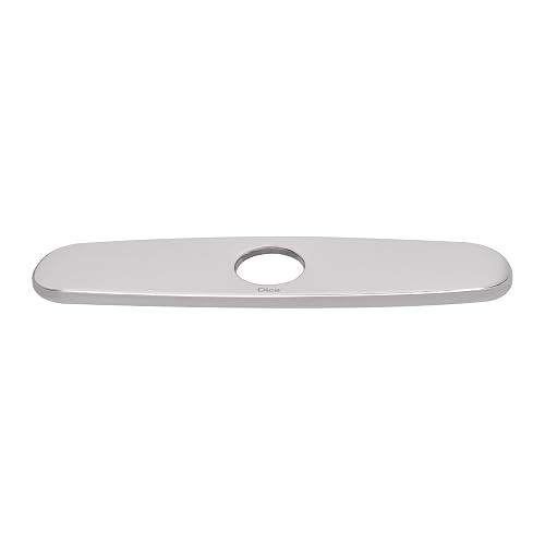 DICA, Cubierta Redonda para Monomando de 8”, Acabado Cromo, Acero Inoxidable, 1 Año de Garantia Contra Cualquier Defecto de Fabricacón, CFR8