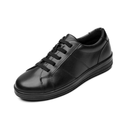 Flexi Tenis Mary Jane de Piel para niña con agujetas 136303