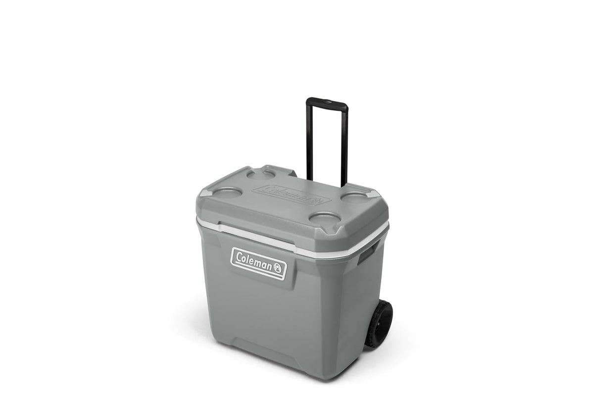 Coleman Hielera Rígida Serie 316 con Ruedas - Rock Gray - Ruedas de 65 cuartos - Enfriadores