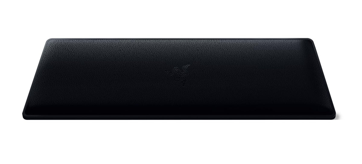 Razer - Reposamuñecas ergonómicas (Mini) para teclados Mini con cojín de piel sintética con memoria (patas de goma antideslizantes, diseño ergonómico) color negro