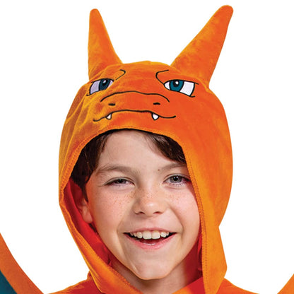 Disfraz de Charizard para niños, disfraz oficial de Pokémon con capucha, talla M (7-8)