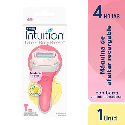 Schick Intuition Máquina de Afeitar para Mujer 4 Hojas