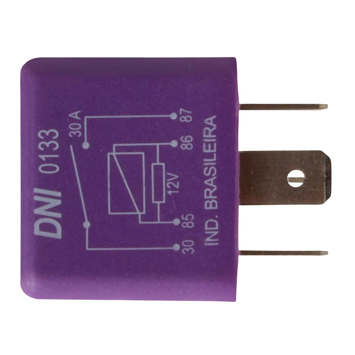 DNI Relevador de Bomba de Gasolina 30A 4 Terminales Morado para Cadillac/Zafira/Chevy/Corsa/Vectra/Aveo, RY-366