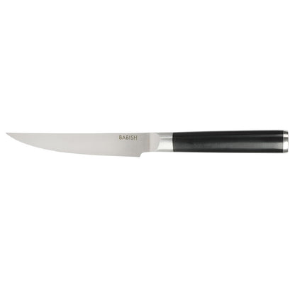 Babish 1.4116 cubiertos de acero alemán de alto carbono, 4 unidades de cuchillo de cocina forjado