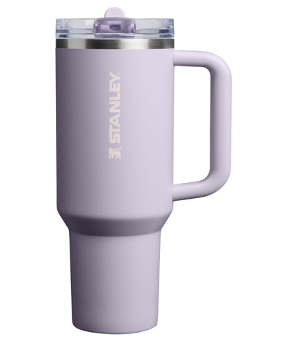 Stanley Quencher ProTour Vaso Térmico con Popote Abatible, Acero Inoxidable - 40 Ounces - Purple Dust