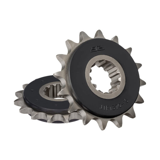JT Sprockets JTF1370.16RB - Piñón delantero acolchado de goma de 16 dientes, individual