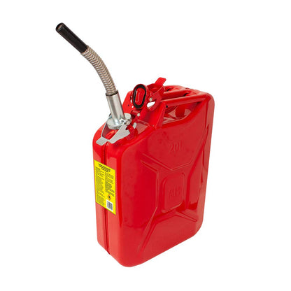 Dogotuls Tanque Metálico para Combustible 20L Tipo Jerry Can - Rojo
