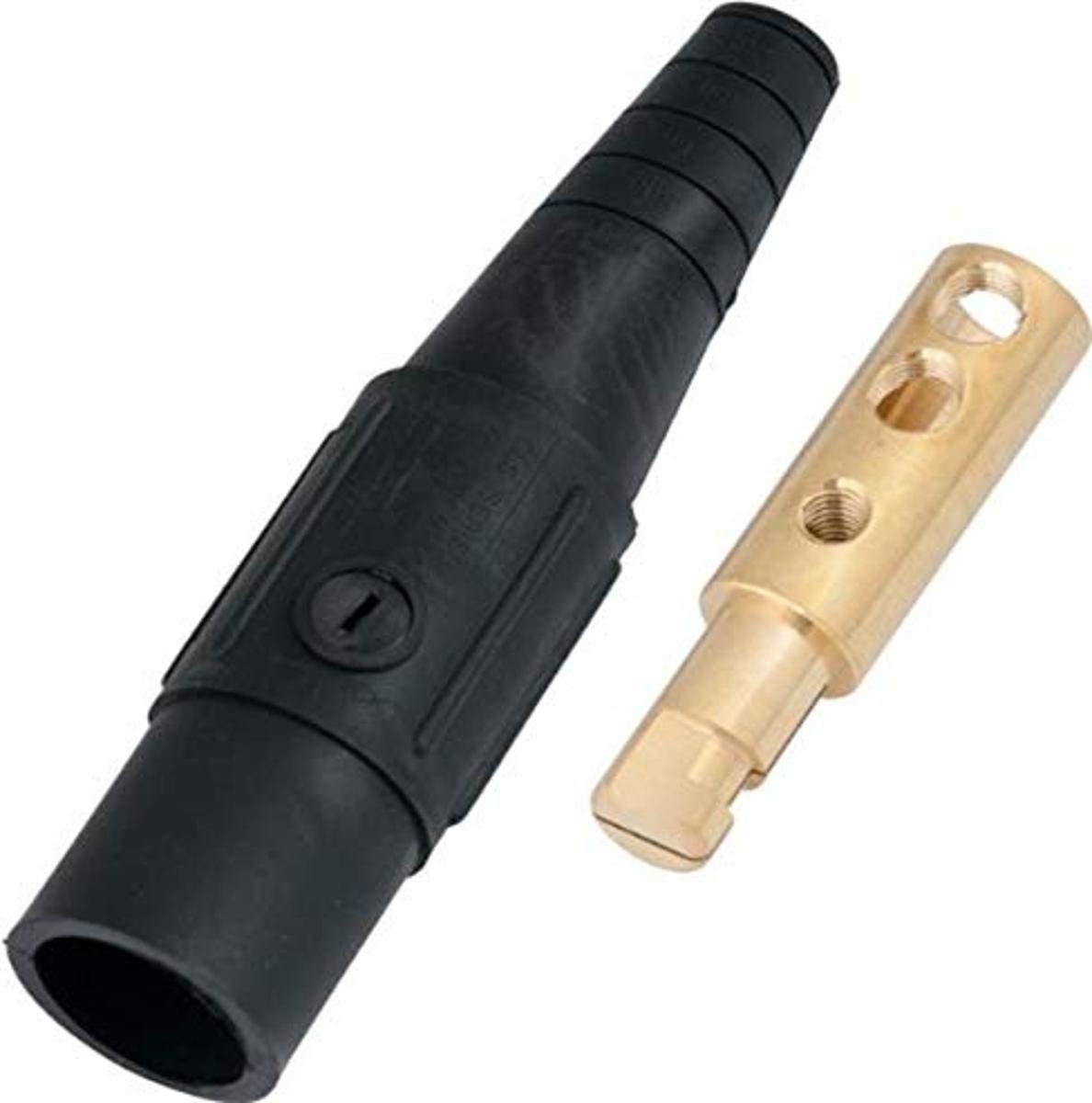 2/0-4/0 enchufe macho negro 600V/400A 1P1W enchufe estilo leva