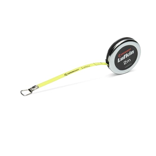 Lufkin W606PM Cinta Métrica de Bolsillo Diámetro Ejecutivo de 6 mm x 2 m, Milímetros