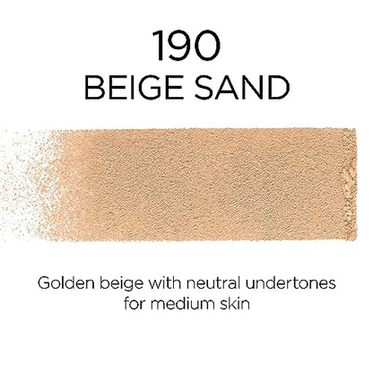 L'Oreal Paris, L´Oréal Paris, Base De Maquillaje En Polvo De Larga Duración, Infallible 24H Freshwear, Tono 190 Beige Sand, 9Gr