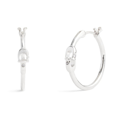 COACH Women's Signature Hoop Earrings