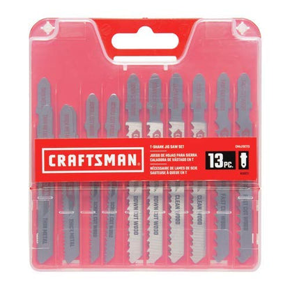 CRAFTSMAN - Juego de cuchillas de sierra en T, 13 piezas (CMAJ1SET13)
