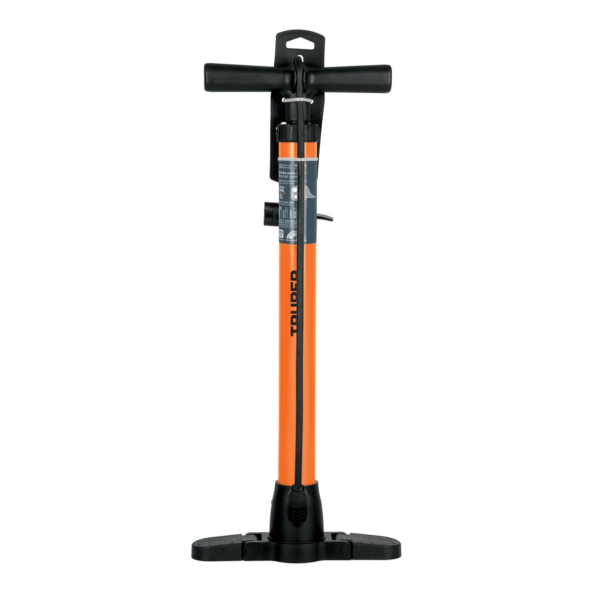 TRUPER Bomba de Aire 58 cm, Cuerpo de Acero, Naranja