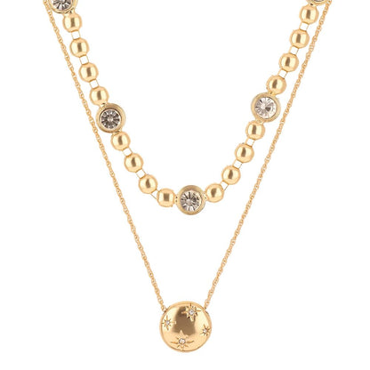 Anne Klein Collar Dorado Circular Para Mujer