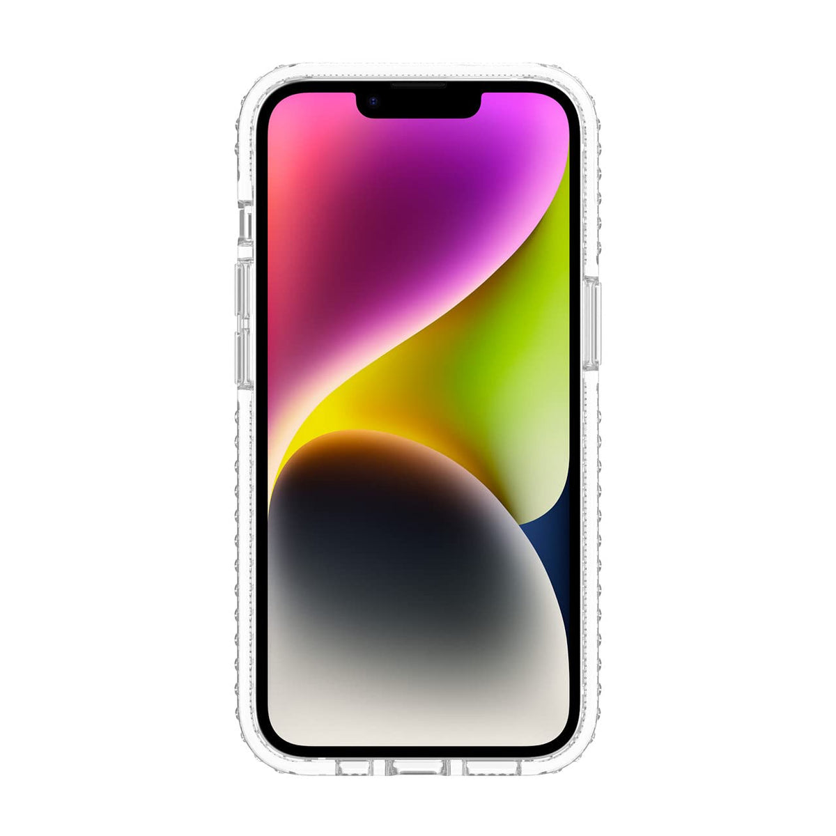 Incipio Grip Funda con MagSafe Compatible con iPhone 13/14, Protección Caídas 4.2m, Bisel Elevado, Protección Antimicrobiana - Transparente