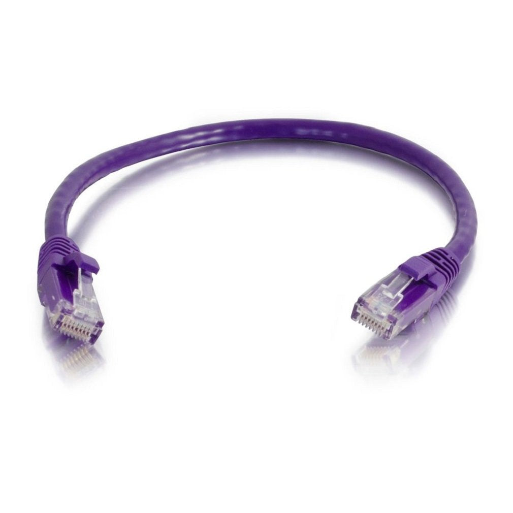 C2G Cable de Red Cat5e Patch, Varios Colores y Tamaños - Púrpura - 45.7 m