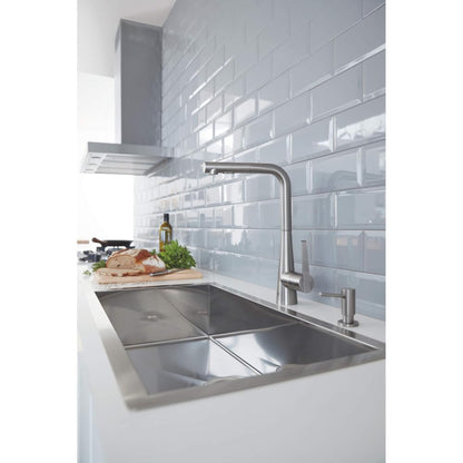 Grohe Cosmopolitan Bathroom Soap Dispenser Finish: Supersteel