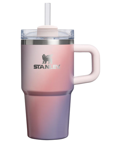 Stanley Quencher H2.0 Vaso con Popote y Tapa FlowState - 20 Ounces - Espiral del amanecer