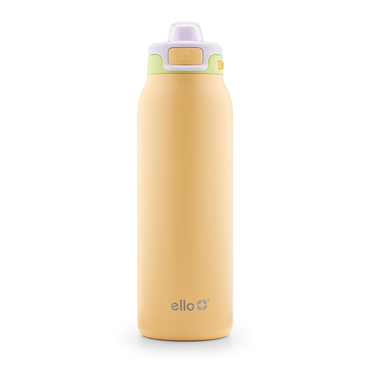 Ello Pop & Fill Botella de Agua de Acero Inoxidable - 946.3 ml - Sunset Meadow