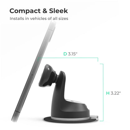 iOttie iTap 2 Soporte magnético para salpicadero de Automóvil || Cuna para Samsung Galaxy S22, Google Pixel 7, Motorola Moto G, OnePlus 10, Sony Xperia y Otros Smartphones Android