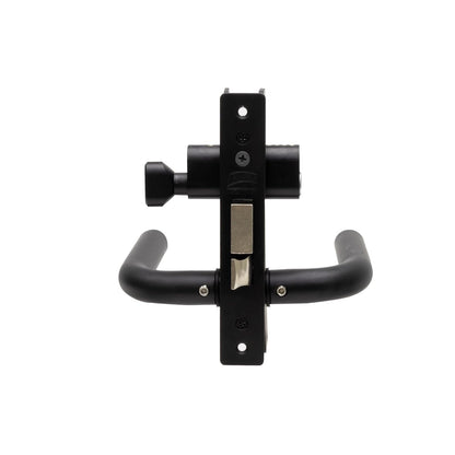 Phillips Cerradura Modelo Slim 570 Manija Redonda Para Puerta De Aluminio Negro