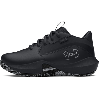 Under Armour Lockdown 7 Tenis Unisex para Niños Preescolares - 20.0 cm - (004) Negro - Negro - Plata Metálica