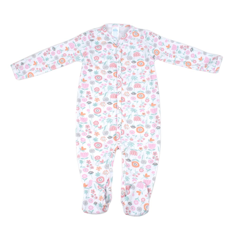Baby Mink Manga Larga Mameluco Bebé-Niñas