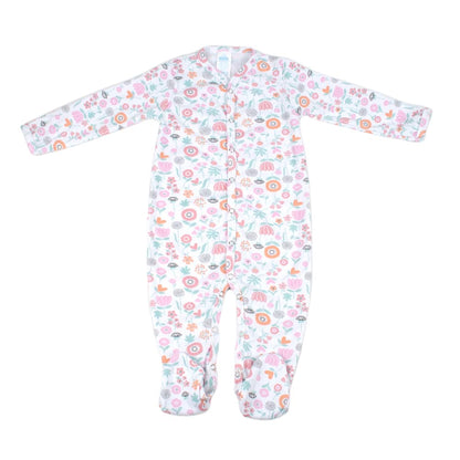 Baby Mink Manga Larga Mameluco Bebé-Niñas